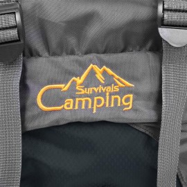 Free Knight SA008 60L Outdoor Waterproof Hiking Camping Backpack Black