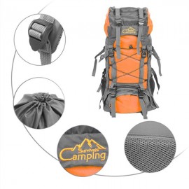 Free Knight SA008 60L Outdoor Waterproof Hiking Camping Backpack Orange