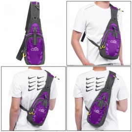 Free Knight 821 Water Repellent Outdoor Sports Cycling Waist Bag Purple