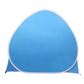 2-3 Person Beach Tent Pop Up Sun Shelter Tent Big Automatic Sun Umbrella 2-3 Person Fishing Beach Shelter Blue