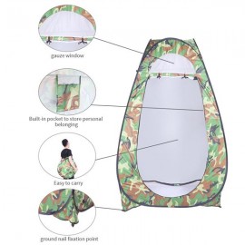 [US-W]Pop Up Tent Instant Portable Shower Tent Outdoor Privacy Toilet & Changing Room