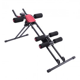 Straight Linear Type Powerful Private Fitness Club Abdomen Exerciser Black