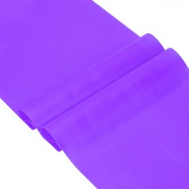 2m Elastic Stretch Yoga Strap Resistance Band Fitness Exercise Workout Belt Accessory(Purple)