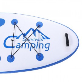 [US-W]KS-SP1007 10'10" Adult Inflatable SUP Stand Up Paddle Board White & Dark Blue & Black