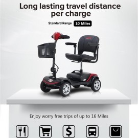 Lightweight  Compact Travel Mobility Scooters for Adult