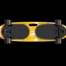 GRUNDIG TALU Electric skateboard Self Balancing, 4-wheel Skateboard with voice broadcast and music Function, 9 1 Layers of Solid Maple Leaf Board, Maximum Speed 15km / h,for Adults and Teenagers